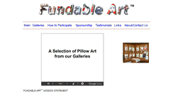 Desktop Screenshot of fundableart.com
